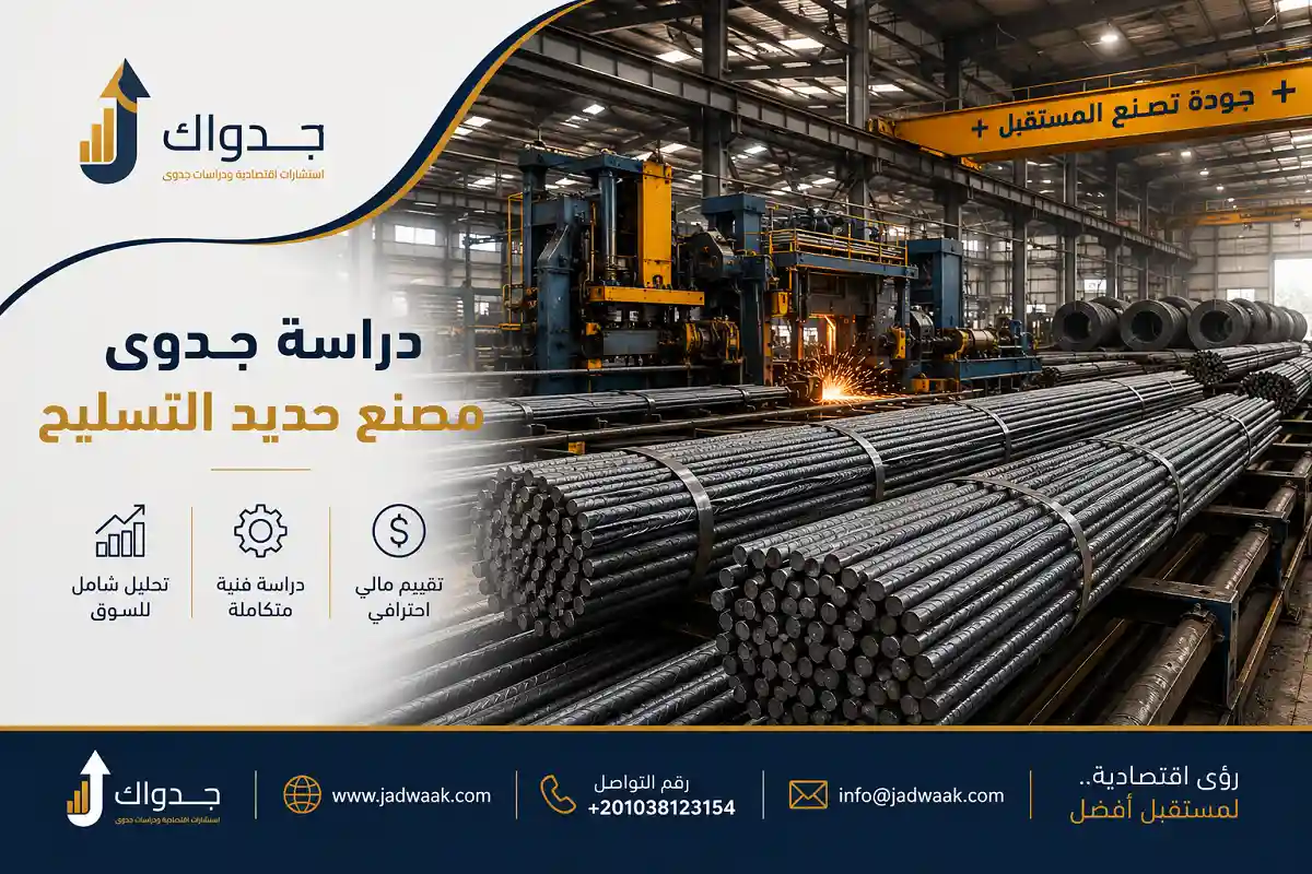 دراسة جدوى مصنع حديد وتسليح