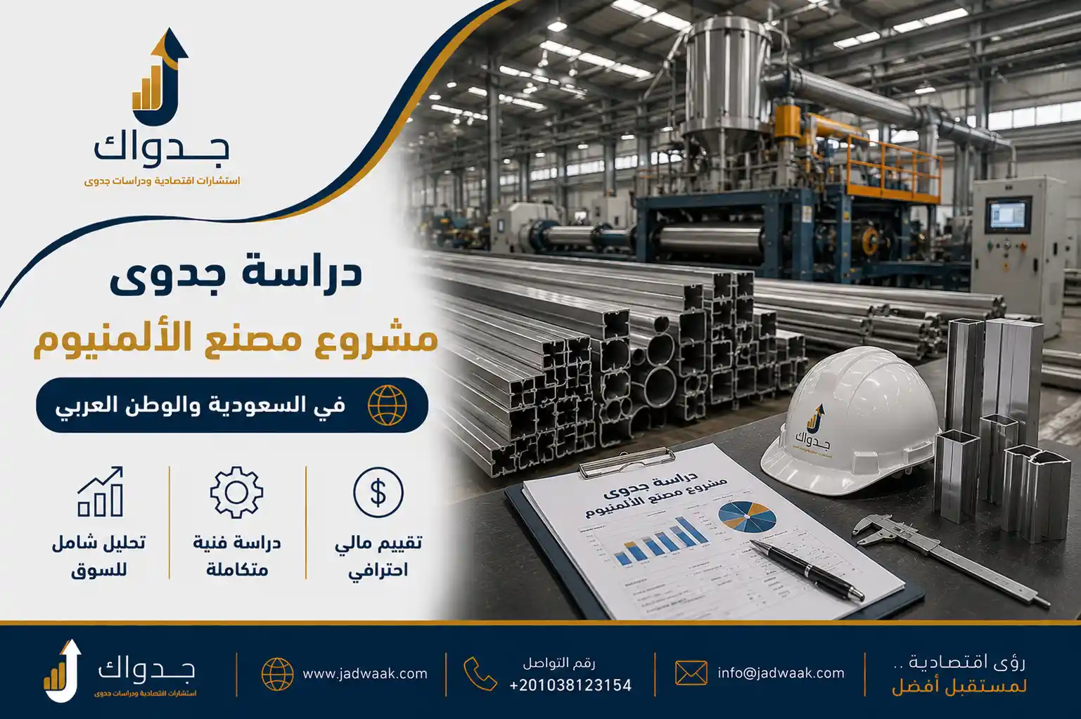 دراسة جدوى مشروع مصنع الألمنيوم