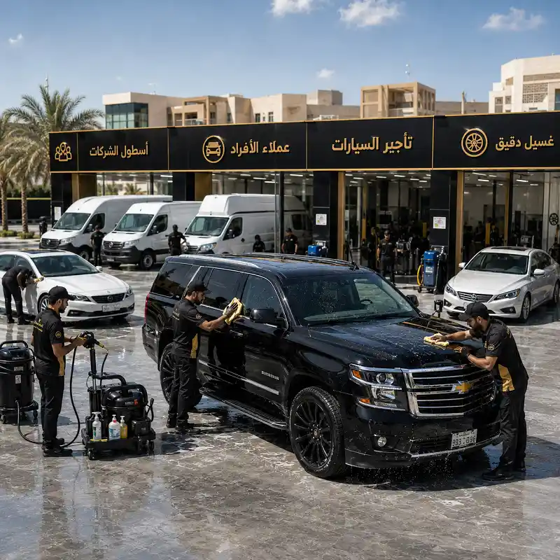 دراسة جدوى مغسلة سيارات في السعودية