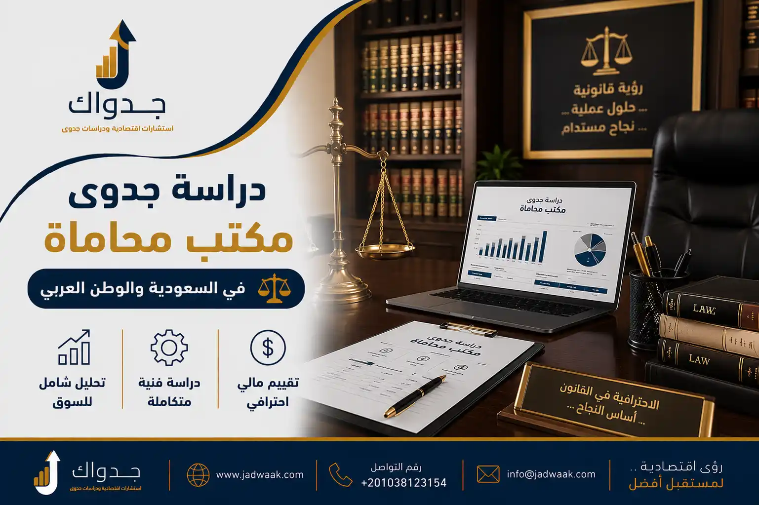 دراسة جدوى مكتب محاماة