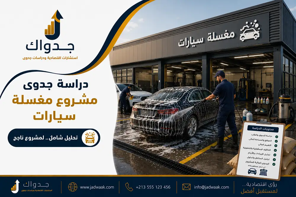 راسة جدوى مشروع مغسلة سيارات